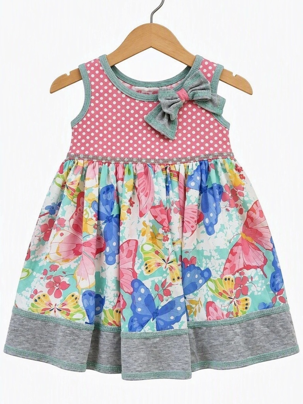 Bonnie Baby Girls Floral Dress Size 12M